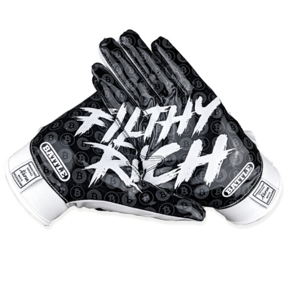 Football Gloves Filthy Rich